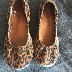 Tieks leopard flats